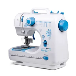 Maszyna do szycia ŁUCZNIK Mini Blue + osłonka na palce i akcesoria