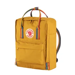 Рюкзак Fjallraven Kanken Rainbow-ochre / rainbow pattern