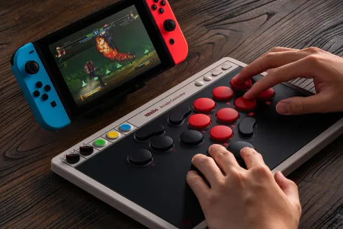 Kontroler 8BitDo All-Button Arcade Controller do PC, Nintendo Switch / Switch 2 Bezprzewodowy N Edition