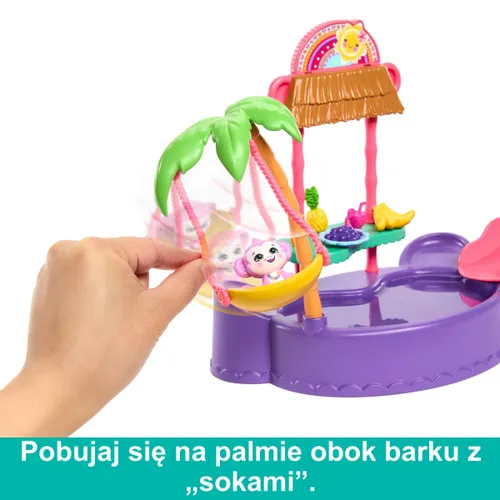 Mattel Enchantimals Набор "Тропический бассейн" + кукла-обезьянка