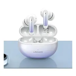 Słuchawki bezprzewodowe USAMS US-XD19 X-DON TWS Doknałowe Bluetooth 5.3 Fioletowy gradient