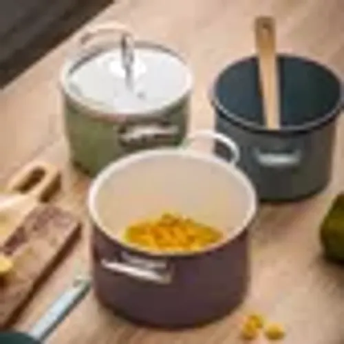 Zestaw garnków Altom Design Izydor 02050021295 Indukcja Emalia 8 elementów