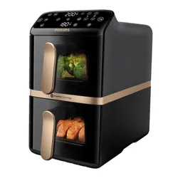 Air Fryer Frytkownica beztłuszczowa PHILIPS Ovi Dual Basket NA462/70 10l 6 automatycznych programów