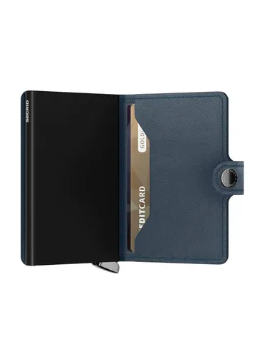 Кошелек Secrid Premium RFID Miniwallet Emboss Lines - teal