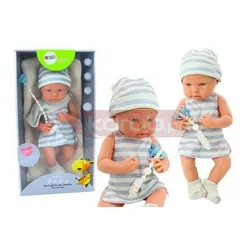 Lalka bobas w ubranku z akcesorami