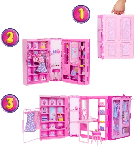 Lalka Barbie Szafa marzeń HXD58