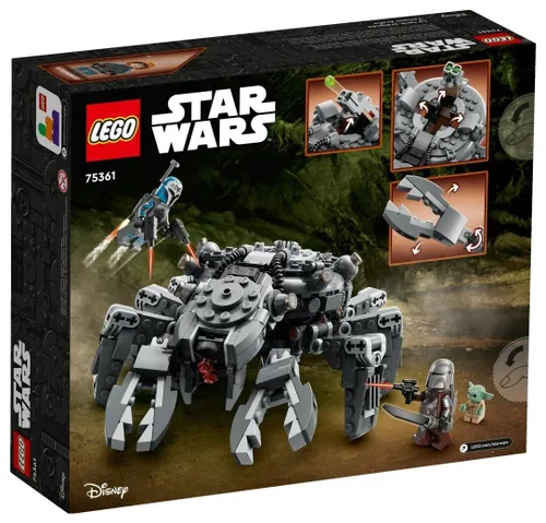 Конструктор LEGO Star Wars 75361 паук танк