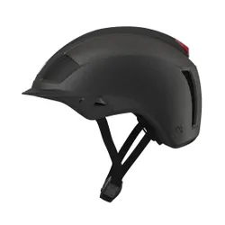 Kask rowerowy LAZER Next KinetiCore Czarny Miejski z lampką (rozmiar S)