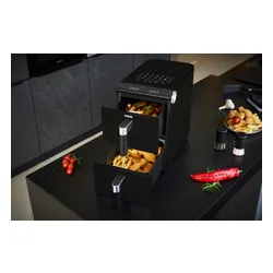 Air Fryer Frytkownica beztłuszczowa NOVEEN AF5050 DoubleCrisp X-LINE 11 L z podwójnym koszem