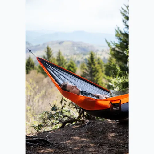 Hamak turystyczny ENO SuperSub Ultralight charcoal/orange