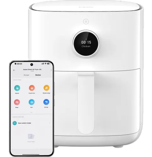 Air Fryer Frytkownica beztłuszczowa XIAOMI Smart MAF14 Biały 4.5l Wi-Fi automatyczne wyłączenie