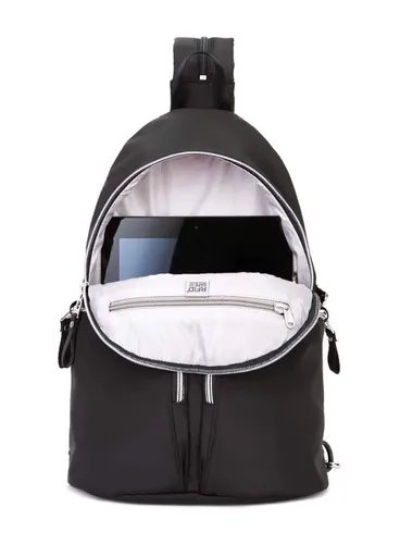 Hırsızlığa Karşı Dayanıklı Sırt Çantası Pacsafe Stylesafe Convertible Sling To Backpack-black