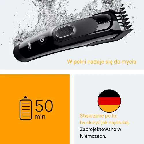Maszynka do włosów Braun HC5510 50min