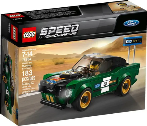 Конструктор Lego Speed Champions Ford Mustang Fastback 1968 года(75884)