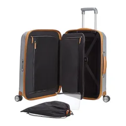 Walizka kabinowa Samsonite Lite-Cube DLX - aluminium