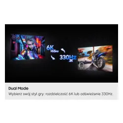 Monitor Samsung Odyssey G8 S32HG802ES 32" 6K Fast IPS Dual Mode 165Hz/330Hz 1ms Gamingowy