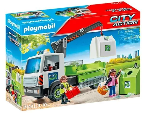 Playmobil 71431 Грузовик Со Стеклянными Контейнерами