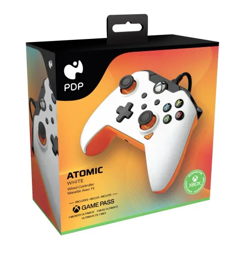 Pad PDP Atomic White do Xbox Przewodowy