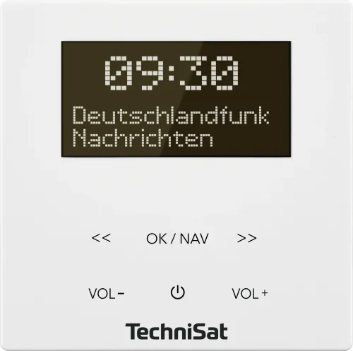 Radioodbiornik TechniSat DigitRadio UP 55 Radio FM DAB+ Bluetooth Biały