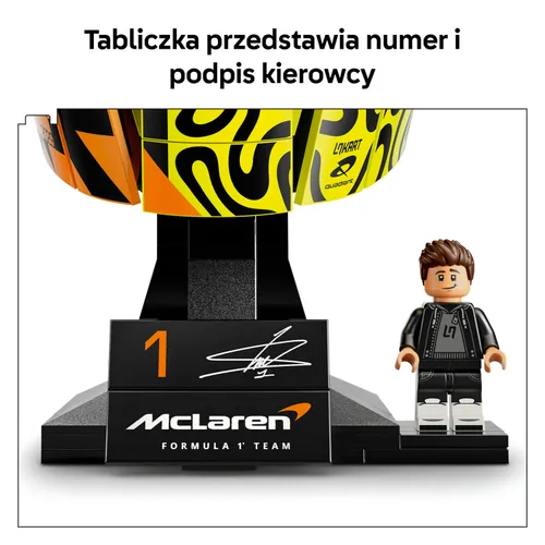 LEGO 43023 Editions Kask Lando Norris McLaren Mastercard F1 Team