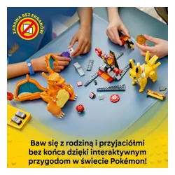 LEGO 72167 Pokémon SMART Play Charizard kontra Jolteon — ostateczna bitwa
