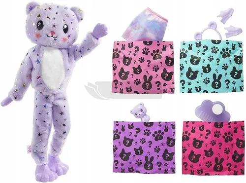 Lalka Barbie Cutie Reveal Miś HJL57