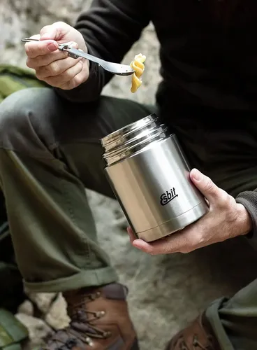 Termos obiadowy Esbit Sculptor Stainless Steel Food Jug 0,75L - stainless steel