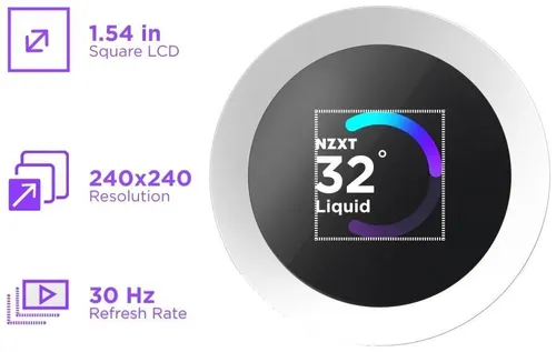 Chłodzenie wodne NZXT Kraken Plus 360 RGB Biały