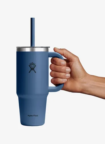 Kubek termiczny Hydro Flask 24 Oz  Travel Tumbler Clear Lid (710 ml) - harbor blue