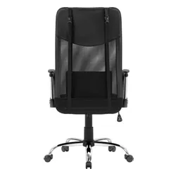 Fotel DEFENDER West RGB Czarno-czerwony