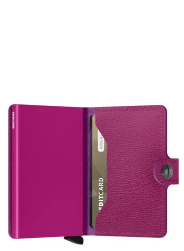 Kompaktowy portfel z RFID Secrid Miniwallet Crisple - fuchsia