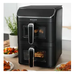 Air Fryer Frytkownica beztłuszczowa MOZANO AirTower Duo 11l z podwójnym koszem 12 automatycznych programów