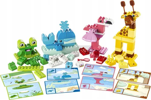 LEGO Duplo 10472 Gra w budowanie zwierzątek, zestaw klocków 3+
