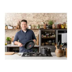 Patelnia Tefal Jamie Oliver Cook's Classic H9120644 Indukcja Tytanowa 28cm