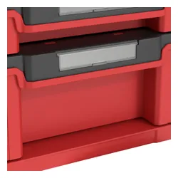 Skrzynka narzędziowa QBRICK System Prime Drawer 3 Toolbox Expert Red Ultra HD
