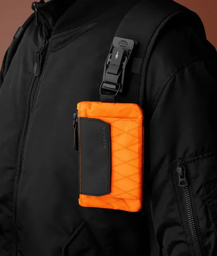 Portfel saszetka Alpaka Zip Pouch Coin - hot orange