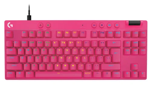 Klawiatura Logitech Pro X TKL Rapid Różowy