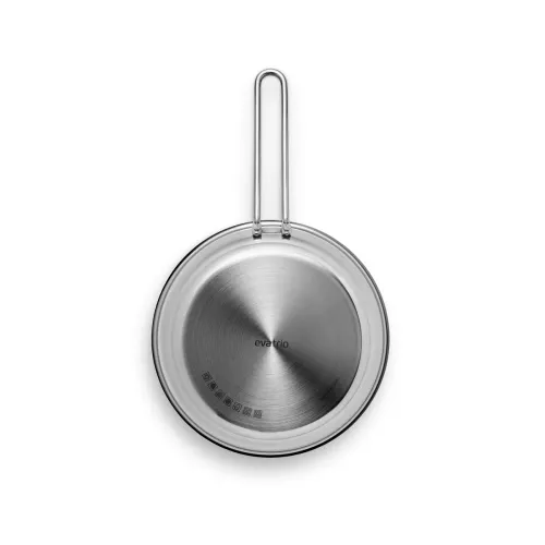 EVA TRIO Stainless Steel 24 cm - patelnia nieprzywierająca