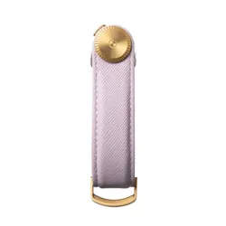 Skórzane etui organizer na klucze Orbitkey Key Organiser Pro Saffiano Leather - lilac