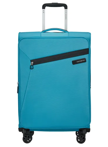 Средний расширяемый чемодан Samsonite Litebeam-ocean blue