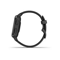 Смарт-часы Garmin Venu Sq Music - черный с серым алюминиевым безелем (010-02426-10)