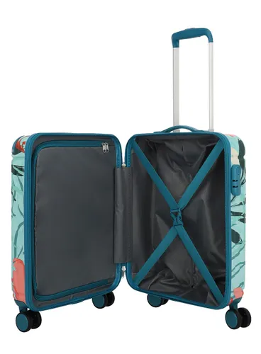 Чемодан Travelite Cruise Trolley S Print - turquoise lily