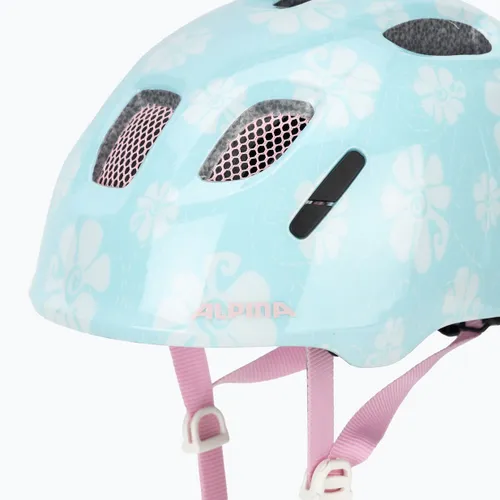 Kask rowerowy dziecięcy Alpina Ximo 2 Jr aqua rose flower gloss