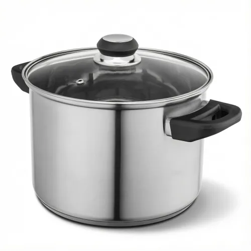 Garnek ze stali nierdzewnej z pokrywką EMILIO 5,6 l