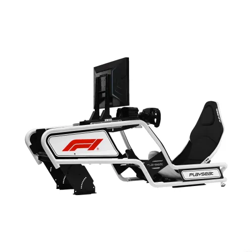 Fotel Playseat® Formula Intelligence F1 Edition do 130kg Czarno-biały