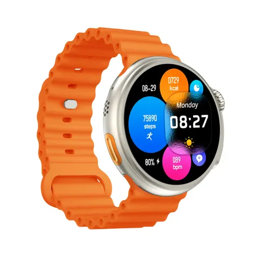 Smartwatch Yaxo OXNARD Lumen 51mm GPS Pomarańczowy