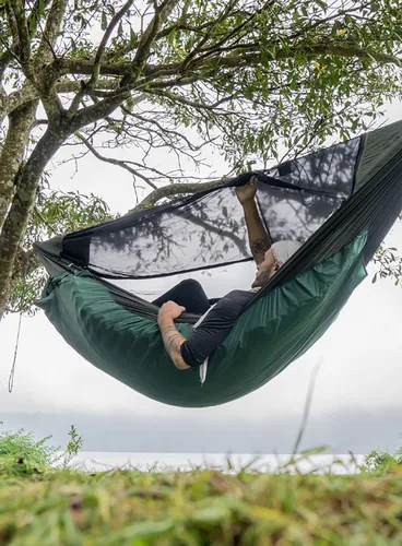 Hamak Ticket To The Moon ProMat Hammock - army green