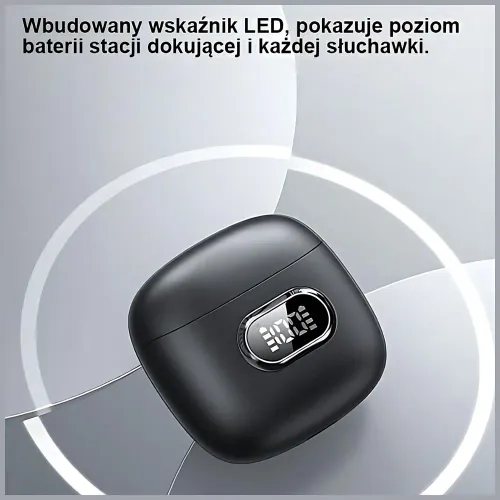 Słuchawki bezprzewodowe USAMS IA II Series TWS Douszne Bluetooth 5.3 Purpurowy