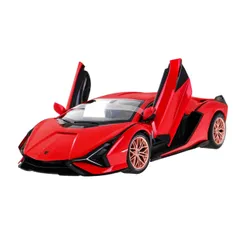 Duży samochód zdalnie sterowany COIL RC Lamborghini SIAN otwierane drzwi światła czerwony
