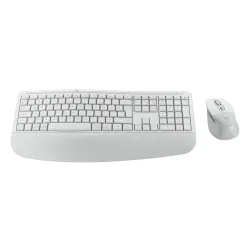 Zestaw klawiatura i mysz Logitech Signature Comfort Plus MK880 bezprzewodowy biały